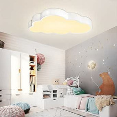 HENGMEI 48 W Ceiling Light LED Dimmable with Remote Control Ultra Thin Creative Clouds Children's Lamp Children's Room Boys Girls Ceiling Light