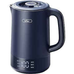 Bear 6 Temperature Settings with 1.7 L Stainless Steel Kettle, 1800-2200 W, Microprocessor Touch Panel, BPA-Free, Imported Temperature Controller, Boil Dry Protection, Automatic Shut-Off Electric