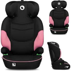 LIONELO LARS i-Size bērnu autokrēsliņš 100-150 cm, 2. grupa 3, sānu aizsardzība 10 grādi, galvas balsta regulēšana, ērti roku balsti, noņemama atzveltne