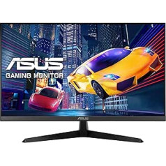 ASUS VY279HGE spēļu monitors — 27 collu Full HD — 144 Hz, 1 ms MPRT, FreeSync Premium, GameFast ieeja — IPS panelis, Vesa 100x100, 16:9, 1920x1080, HDMI, melns