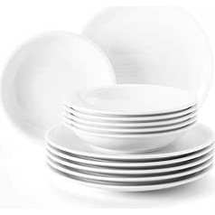 Seltmann Weiden 001.716173 Compact White Dinner Service 12 gabali