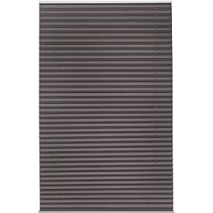 Amazon Basics Pleated Roller Blind, No Pull Chain, No Drilling Required, 75 x 150 cm, Dark Grey