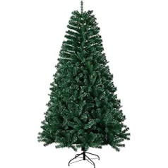 Artificial Christmas Tree 180cm Christmas Tree with Metal Stand PVC Artificial Tree Christmas Decoration Home Office Shop Decoration