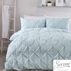 Serene Lara Ruffled Easy Care segas pārvalka komplekts, pīles ola, viens