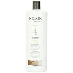 Nioxin Scalp Therapy System 4 (smalks/apstrādāts/ievērojami plāns) šampūns, iepakojums pa 2, 2 iepakojumiem (mazgāšana ar šampūnu, 33,8 unces)