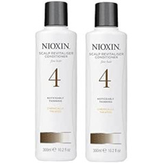 Nioxin Wella NIOXIN 4 Кондиционер для восстановления кожи головы 2 x 300 мл, уменьшающий густоту волос/тонкие химически обработанные волосы