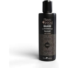 Capello Point Ricci do Brazil, Nourishing Hair Conditioner for Curly Hair Based on Shea Butter and Phytocheratin, Makes Hair Elastic and Shiny, Nourishing and Calming Effect, 250 ml