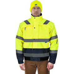 AYKRM Whistler Hi-Vis Pilot jaka Ūdensnecaurlaidīga vēja necaurlaidīga darba jaka