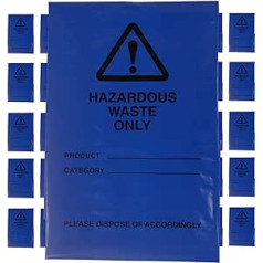 20 x Blue Dangerous Waste Bags
