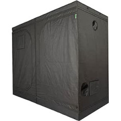 GrowTNT240L Grow telts 240 x 120 x 200 cm - Hidroponiska augšanas telts ar vienkāršu skata logu - Stādīšanas teltis ar Mylar audumu, lai apturētu gaismas noplūdi - Telts audzēšanai iekštelpās 240L