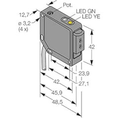 3045783 — QM42VP6FP, Opto Sensor Basisgerät für Kunststofflichtleiter