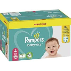 Pampers - Baby-dry autiņi, izmērs 4-92 gab