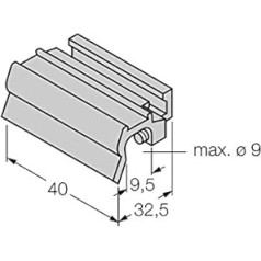 6970411 - KLZ2-INT, Montagezubehör für Zugankerzylinder