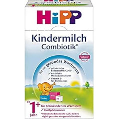 Hipp Kindermilch Combiotik — 1+, 10 er iepakojums (10 x 600 g)