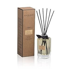 Atelier Rebul Hemp Leaves Fragrance Sticks (200 ml) – Rich, Dark and Smoky – Fragrance Diffuser – Room Fragrance – High-Quality Fragrance Sticks for a Pleasant Room Atmosphere