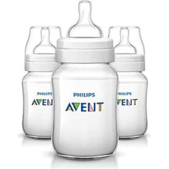 Philips Avent SCF563/37 Klassik+ Flasche 260ml, 3er-Pack, caurspīdīgs