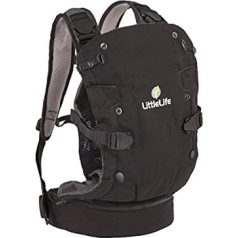 LittleLife Acorn 4-in-1 pārveidojams zīdaiņu pārvadātājs, priekšā un aizmugurē, ar seju iekšā un ārā, jaundzimušajiem un vecākiem: 3,6–15 kg / 8–33 mārciņas