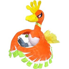 Sanei Pokemon All Star kolekcija PP143 Ho-Oh 8 collu pildīts plīša