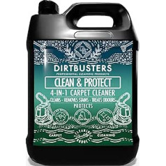 Dirtbusters 'Clean & Protect' - 4 in 1 Cleaning Concentrate for Carpets & Upholstery - Neutralises & Protects Against Unpleasant Odours - Suitable for Carpet Cleaning Machines - 5 L - Citrus Fragrance