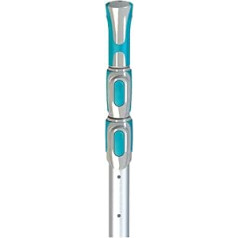 BAYROL Aluminium Telescopic Pole 1.50 - 4.50 m - Can be Used with All Standard Landing Nets, Floor Brushes & Other Accessories (Diameter 3.00 cm) - With Push Button for Inserting and Removing the Pool