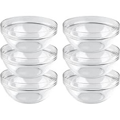 Luminarc Empilable Series komplekts ar 6 dažādu izmēru bļodām, 17cm