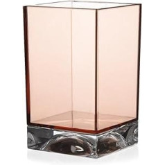 Kartell Boxy Zahnbürstenhalter, Plastik, Nude Rosa, 7 x 7 x 12 cm