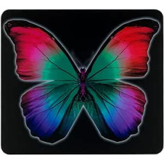 WENKO Multi-Platte Butterfly by Night, Herdherdabdeckplatte für Glaskeramik-Kochfelder, Wandblende vai Riesen-Schneidebrett, robusts un schlagfest, ieskaitot 4 rutschfesten Füßen, 56x0,5x50 cm