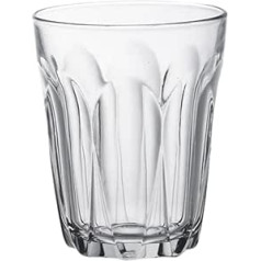 Duralex 1039AB06A0111 Provence Trinkglas, Wasserglas, Saftglas, 200ml, Stikls, caurspīdīgs, 6 Stück