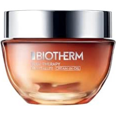 Biotherm Blue Therapy Revitalize Cream-In-Oil krēms, atjaunojošs pretnovecošanās krēms, dienas krēms ar Omega 3, Omega 6 un aļģu ekstraktu, barojošs krēms starojošai ādai, 50 ml