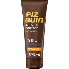 PIZ BUIN Active and Protect-Body Protection 100 ml Active & Protect Sun Lotion SPF30, daudzkrāsains, iepakojumā 1, daudzkrāsains