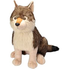 Wild Republic 19518 Lobo Peluches Jumbo Plüsch Wolf, großes Kuscheltier, Plüschtier, Little Biggies, 53 cm