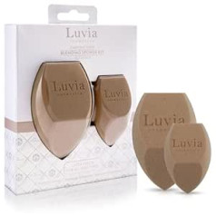 Luvia Cosmetics XXL kosmētikas sūkļa un kosmētikas sūkļa komplekts - Luvia Cosmetics - Makeup Blender Elegance Coffee