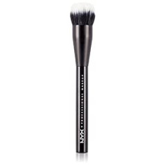 Nyx Professional Makeup Pro Brush Dual Fiber — кисть для макияжа для тонального крема, широкая кисть с полной и мягкой щетиной, кисть для тонального крема