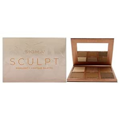 Sigma Beauty Палетка для хайлайтера и контуринга Sigma Sculpt HCP01