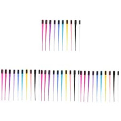 Frcolor 40 Pcs Eyebrow Brush Beauty Tool Skropstu veidotājs uzacīm Matu ķemmes Ķemme skropstu atdalīšanai Skropstu birste uzacīm Skropstu ķemme ABS grima otiņa Galvenā