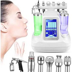 ‎Wsikghu Hydrofacial Device Aquafacial Device 6 in 1 Spa Use Exfoliating Skin Care Beauty Tools Melngalvju noņemšanas līdzeklis Balinošs Atjaunošanās Ūdens Ūdeņraža Skābekļa Skaistumkopšanas mašīna