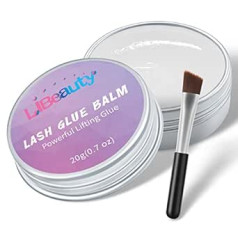 Libeauty Lash Lift Glue Balm | Skropstu ilgviļņu līme | Spēcīgas lipīgas augļu garšas skropstas un uzacu ilgviļņu līmes balzams | Ilgnoturīgs daļēji pastāvīgs individuāls uzacu laminēšanas želejs