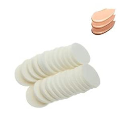 Ruitasa Pack of 25 aplauzums Sponge Cosmetic Puff izmantošana sausai un mitrai kosmētikas vaigu sārtuma aplikatoriem apaļiem sūkļiem.