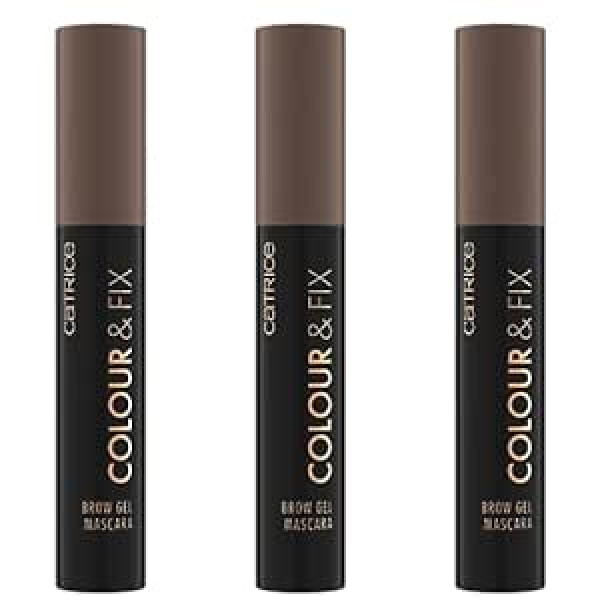 Catrice Color & Fix Brow Gel Тушь для ресниц, Гель для бровей, № 030, Коричневый, Стойкий, Определяющий, Фиксирующий, Веганский, Без частиц микропластика, 