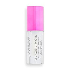 Makeup Revolution , glazūra lūpu eļļa, barojoša lūpu eļļa, Lust Clear, 4,6 ml