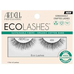 Ardell ECO Lash 455, melns, viens izmērs