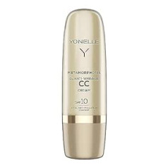 Yonelle CC Cream SPF10 - Pretgrumbu CC krēms - Metamorphosis sērija visiem ādas tipiem - Tonēts dienas krēms ar SPF 10-2 Neutral - Tonēts mitrinātājs ar SPF 10-2 Neutral - 50 ml