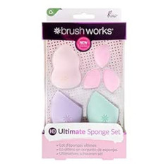 Brushworks HD Ultimate kompleksu veidojošs sūkļa komplekts