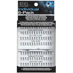 Ardell 6 Pack Knot-Free Individuals Short Black, 25 g