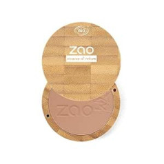 Zao Essence Of Nature ZAO Compact Powder 305 piena šokolādes kompaktais pulveris, atkārtoti uzpildāmā bambusa traukā