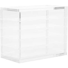 Uxsiya 1-Piece Eyelash Storage Box, Transparent Eyelash Organiser, 5-Layer False Eyelashes Storage Box