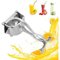 ANGGREK Citrus Juicer Manual Stainless Steel Lemon Squeezer Stainless Steel Hand Press Juicer Citrus Juicer Fruit Juicer Stainless Steel Manual Fruit Juicer for Citrus Fruit Juicer