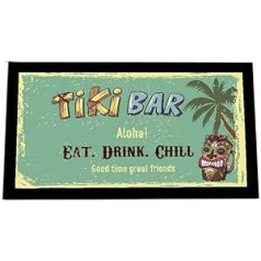Bang Tidy Clothing Bar Runner Mat - Novelty Home Pub Bar - Funny Drink Beer Gifts for Men and Women - Tiki Bar