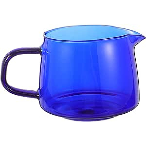 Milisten 1Stk Kaffee-Set Kaffeetasse klare Milchbecher klare Trinkgläser Glas trinken Milchkännchen mini wasserkocher Kaffeehalter einfacher Kaffeekocher Multifunkcionālais konteiners Glaskanne