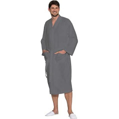 ZOLLNER Unisex 100% Cotton Waffle Dressing Gown 266